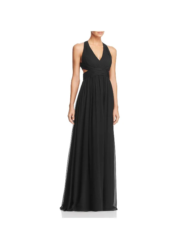Where to buy the best prom dresses online-Womens Silk Cut-Out Formal Dress