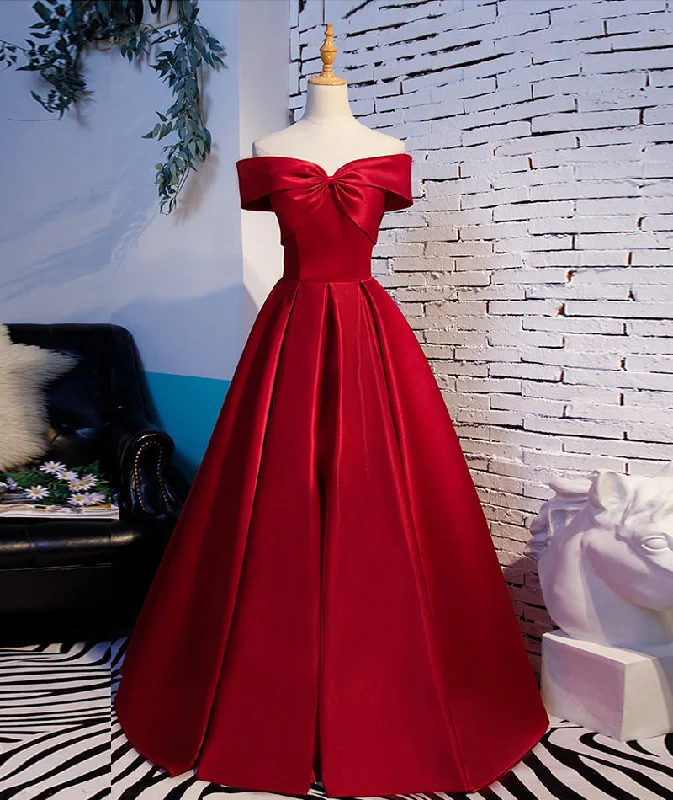 Party Dresses with SequinsA line satin long ball gown dress formal dress  8396