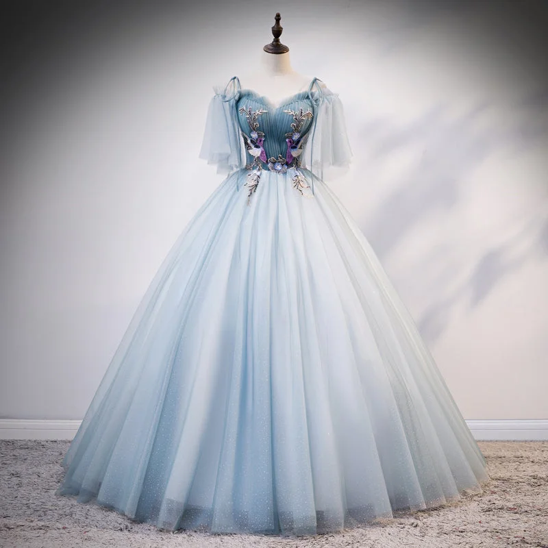 Party Dresses with Ombre EffectBlue sweetheart neck tulle long prom gown evening dress 8215 Party Dresses with Ombre EffectBlue sweetheart neck tulle long prom gown evening dress 8215