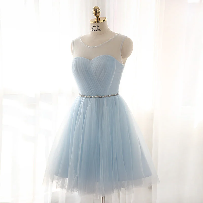 Party Dresses with Beaded EmbellishmentsCharming A-line tulle short prom dress,homecoming dresses 7671 Party Dresses with Beaded EmbellishmentsCharming A-line tulle short prom dress,homecoming dresses 7671