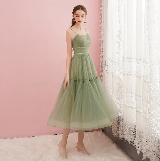 Party Dresses for Board Game NightsCute green tulle short prom dress, green evening dress 8116 Party Dresses for Board Game NightsCute green tulle short prom dress, green evening dress 8116