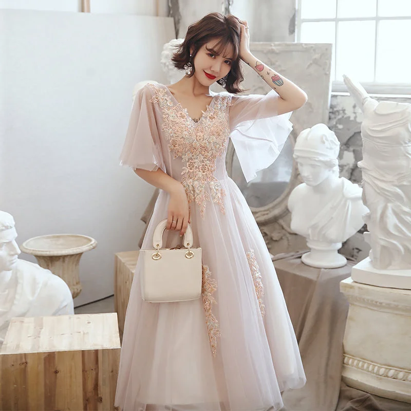 Party Dresses for Business MeetingsCute lace tulle short prom dress, homecoming dress 8034 Party Dresses for Business MeetingsCute lace tulle short prom dress, homecoming dress 8034