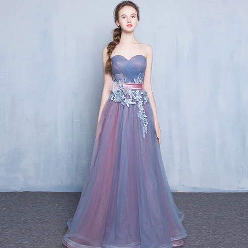 Party Dresses for Autumn LeavesCute sweetheart neck tulle long prom dress, evening dress 7771 Party Dresses for Autumn LeavesCute sweetheart neck tulle long prom dress, evening dress 7771