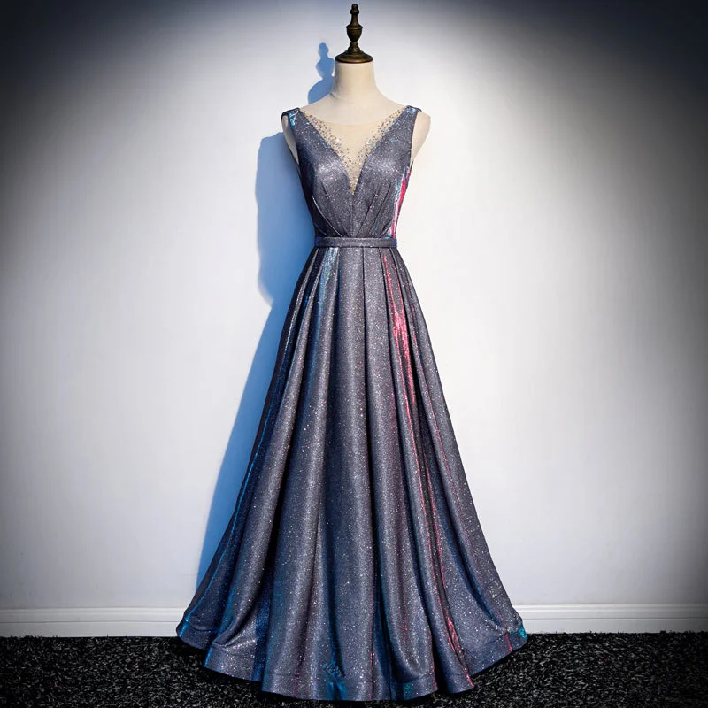 Party Dresses with Artistic PatternsElegant satin long prom dress, evening dress 7974 Party Dresses with Artistic PatternsElegant satin long prom dress, evening dress 7974