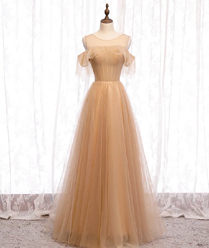 Party Dresses with Tiered SkirtHigh quality A line tulle long prom dress bridesmaid dress 8370 Party Dresses with Tiered SkirtHigh quality A line tulle long prom dress bridesmaid dress 8370