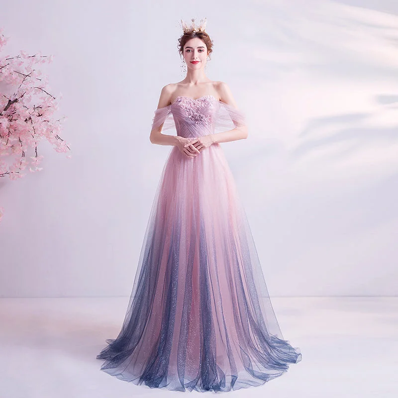 Party Dresses for Everyday WearPink tulle sequins long prom dress evening dress 8249 Party Dresses for Everyday WearPink tulle sequins long prom dress evening dress 8249