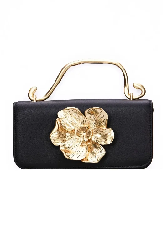 Party Dresses for Team Building ActivitiesAJE Alessia Flower Clutch Bag