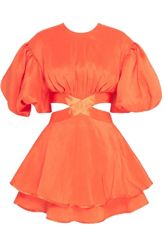 Bodycon Party DressesAJE Gracious Cut Out Dress (Saffron) - RRP$499