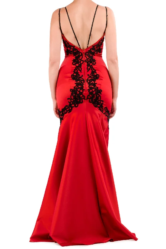 Party Dresses with Fiber Optic DetailsBordello Gown