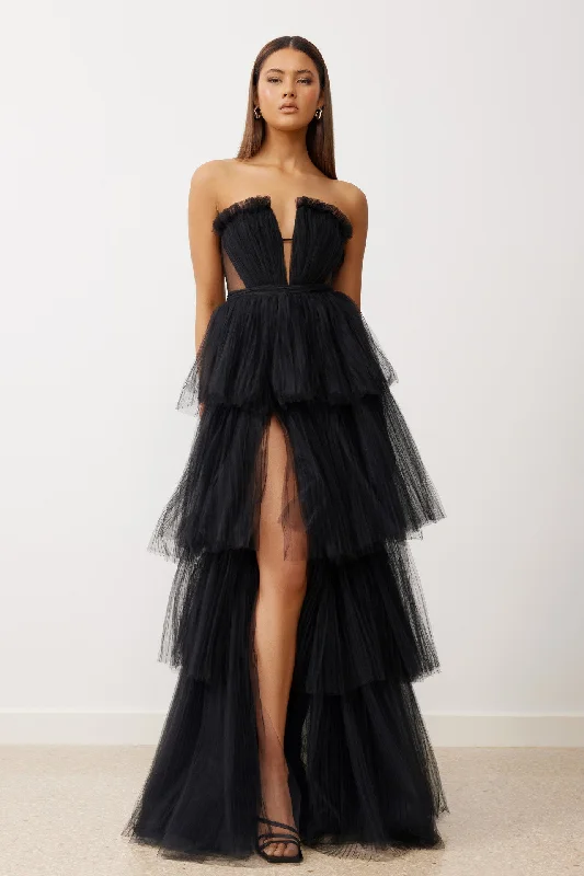 Party Dresses with Beaded EmbellishmentsLEXI Cruz Dress (Black)