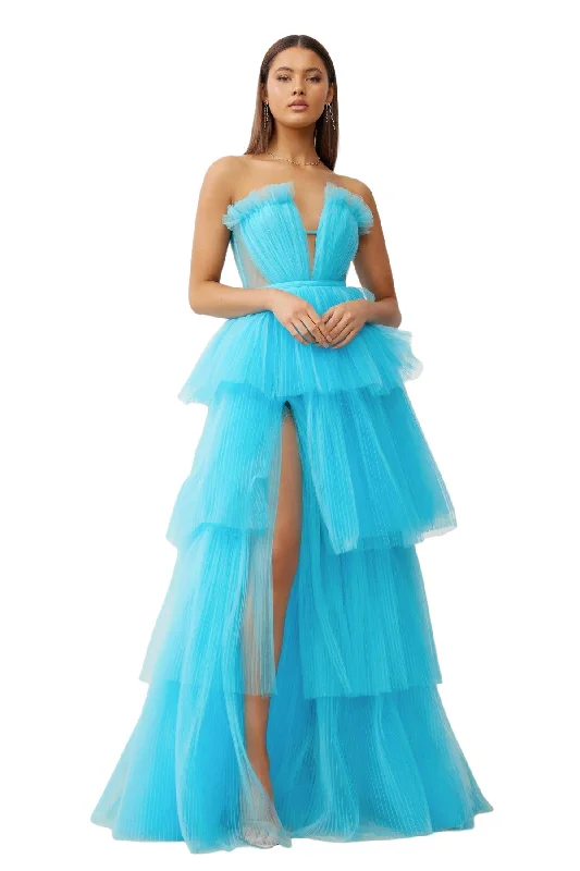 Party Dresses for Cycling EventsLEXI Cruz Dress (Turquoise Blue) - RRP $499