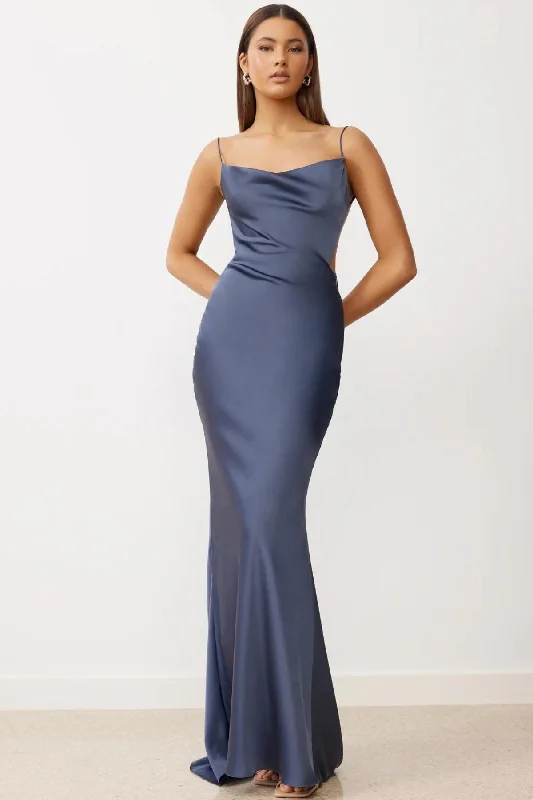 Party Dresses with SequinsLEXI Dune Dress (Slate Blue) RRP $379