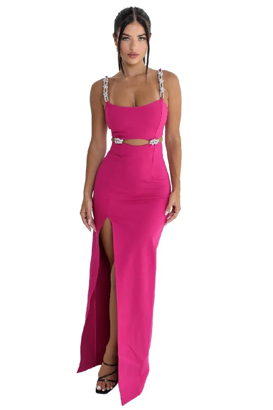 Party Dresses with Environmental MonitoringLEXI Izar Dress (Magenta) - RRP $379