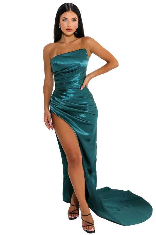 Party Dresses for Business CasualLIA STUBLLA - Eviana Gown (Emerald) - RRP $989