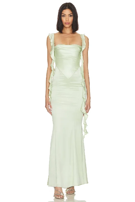 Party Dresses for Nighttime WearNANA JACQUELINE Caroline Dress (Green) - RRP $899