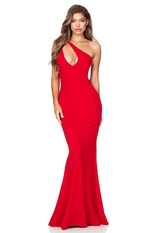 Party Dresses with Cap SleevesNOOKIE Lexi OS Gown (Fire Red) - RRP $329