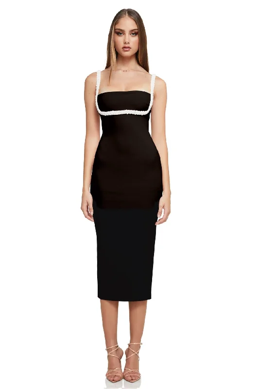 Casual Party DressesNOOKIE Nouveau Midi Dress (Black) - RRP $349