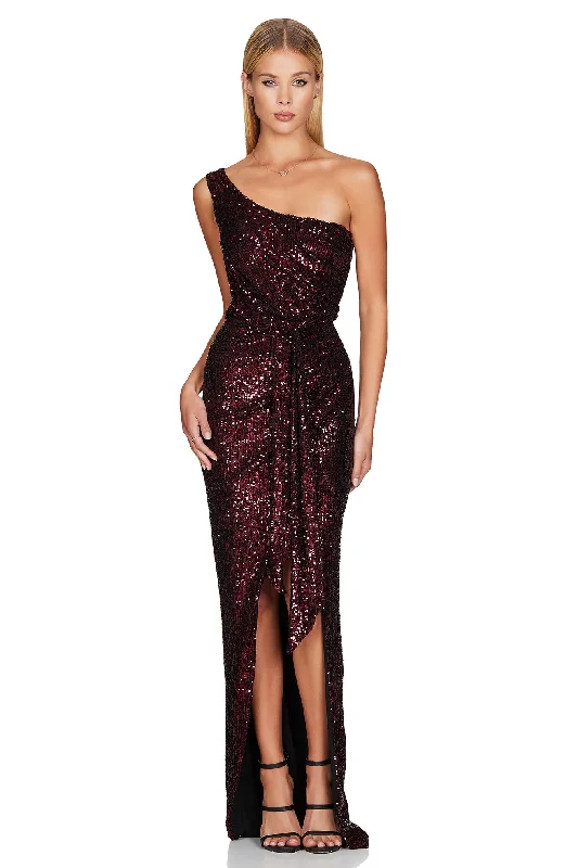 Party Dresses for Fashion ExhibitionsNOOKIE Palazzo Gown (Cherry) - RRP $369