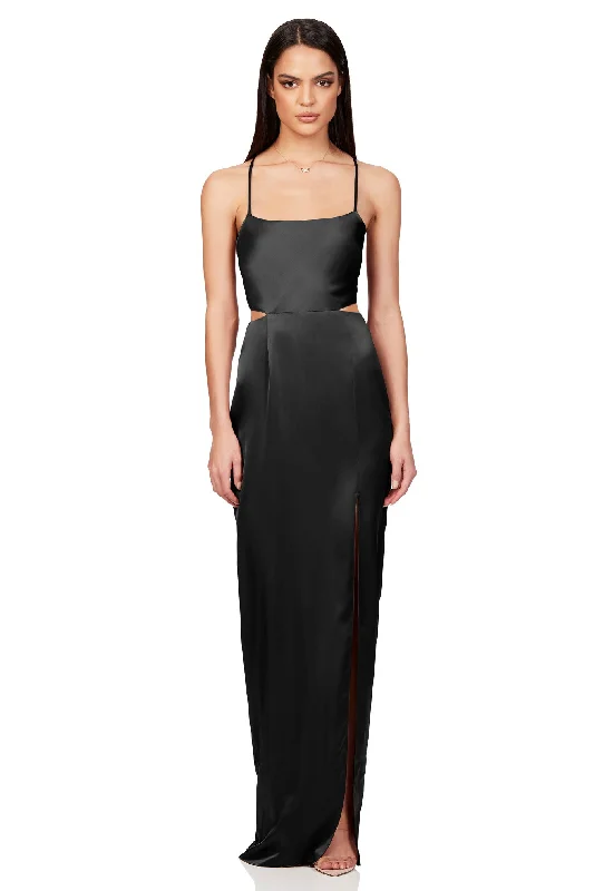 Party Dresses with Abstract DesignsNOOKIE Stella Cut Out Dress (Black) - RRP $289