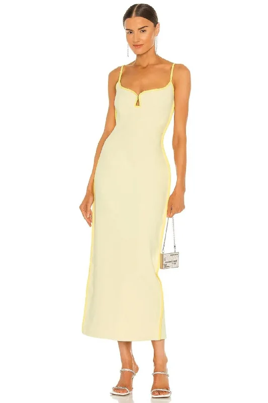 Party Dresses with Neon SignsPARIS GEORGIA Marlo Dress (Yellow) - RRP $739