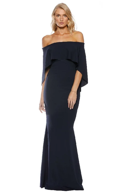 Party Dresses with Reversible DesignPASDUCHAS Composure Gown (Navy) - RRP $389
