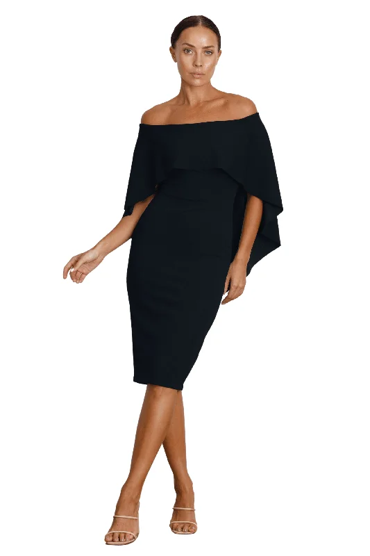 Party Dresses with SequinsPASDUCHAS Composure Midi Dress (Dark Navy) - $249