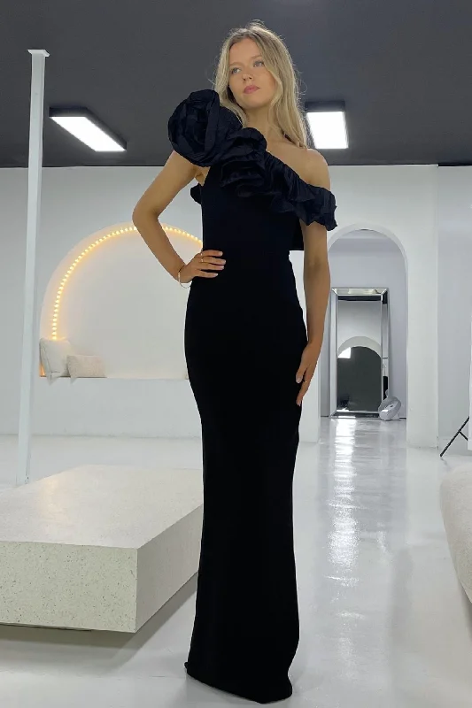 Party Dresses for Fitness CompetitionsREBECCA VALLANCE Chloe Gown (Black)