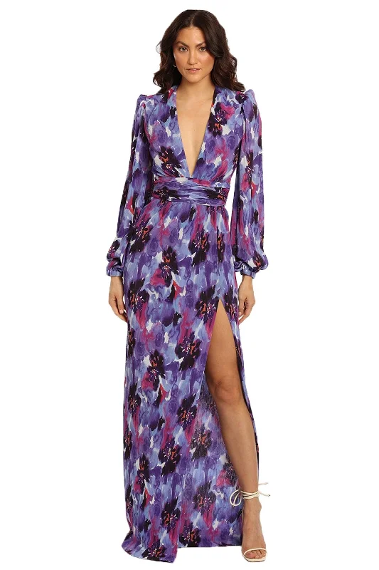 Party Dresses with PocketsREBECCA VALLANCE Purple Rain Gown - RRP $999