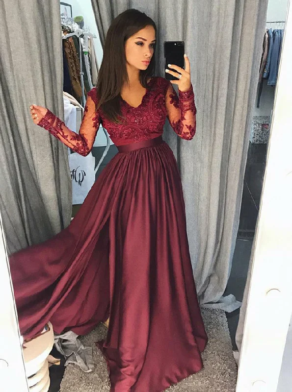 Party Dresses for New Year's PartyRobe de Bal à Manches Longues