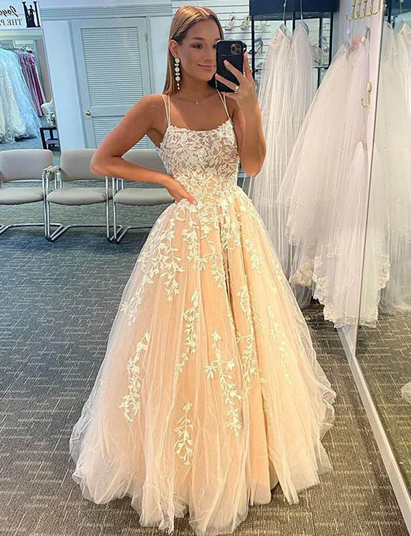Party Dresses for WeddingRobe de Bal Longue Princesse avec Broderie
