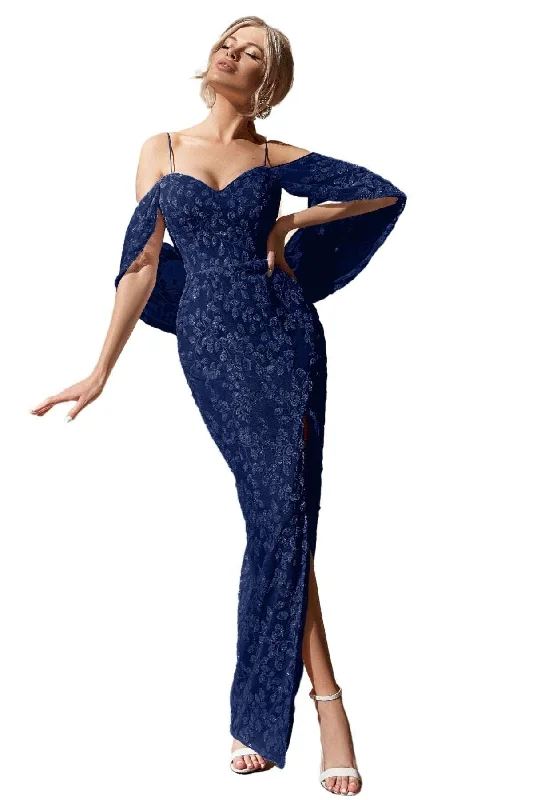 Party Dresses for Virtual Reality EventsTINAHOLLY Lavinia Tk048 Sequin Dress (Navy)- RRP $499 Party Dresses for Virtual Reality EventsTINAHOLLY Lavinia Tk048 Sequin Dress (Navy)- RRP $499