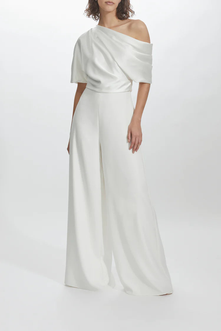 Wedding dresses with satin fabric for a smooth finish-Amsale Little White Dress LW207 Wedding dresses with satin fabric for a smooth finish-Amsale Little White Dress LW207