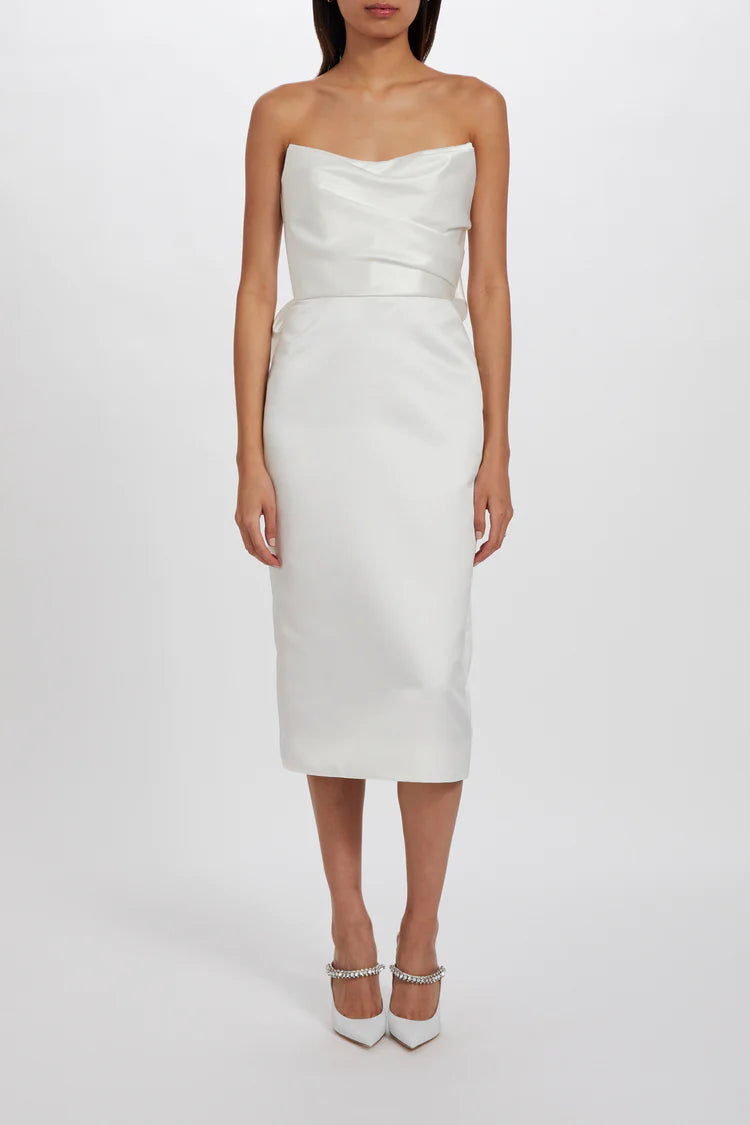 Where to find the best wedding dresses in your area-Amsale Little White Dress LW225
