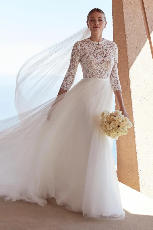 Best wedding dresses with vintage-inspired designs-Watters Brides Frederique Gown