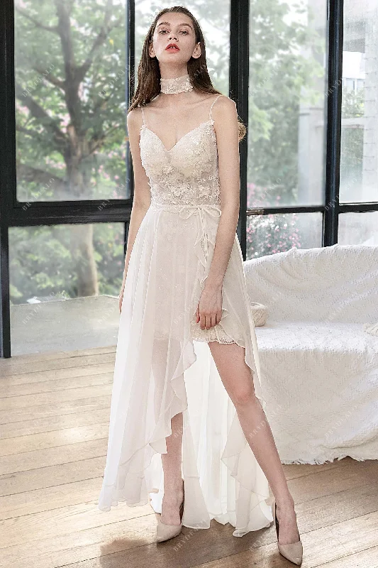 Captivating 2-in-1 Beach Wedding Dress