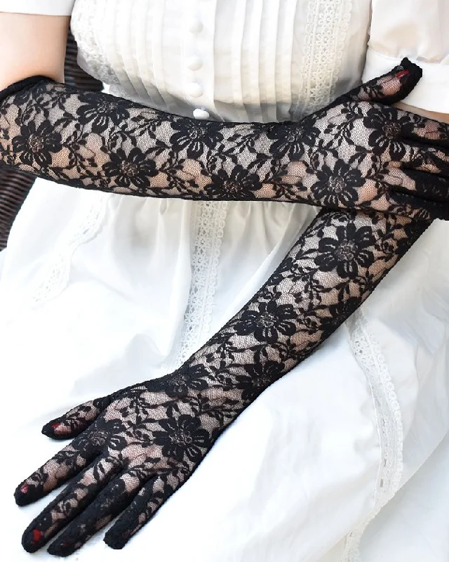 Best wedding dresses for a modern bride looking for elegance-Lace Gloves Long Sexy Dress Gloves Accessories Best wedding dresses for a modern bride looking for elegance-Lace Gloves Long Sexy Dress Gloves Accessories