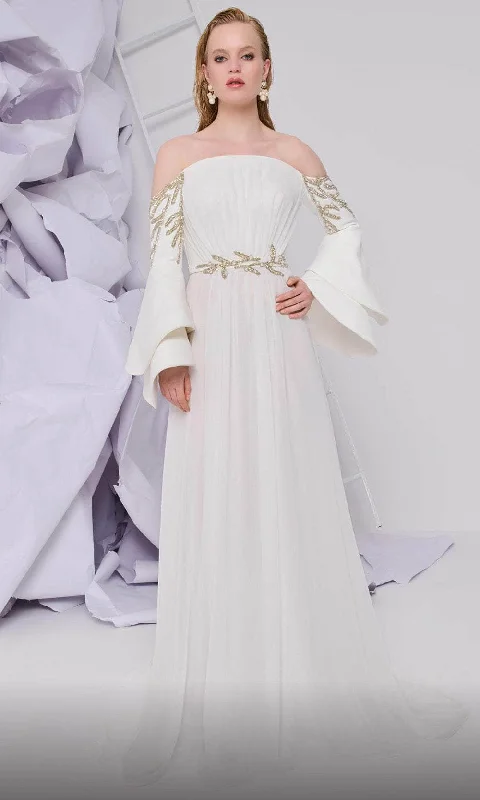 How to choose a wedding dress that suits your personality-MNM Couture B1103 - Bell Sleeve A-Line Evening Dress How to choose a wedding dress that suits your personality-MNM Couture B1103 - Bell Sleeve A-Line Evening Dress