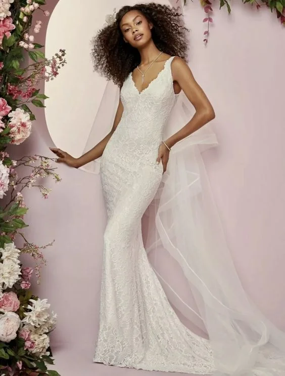 Wedding dresses with halter necklines for added style-Rebecca Ingram Tina Gown