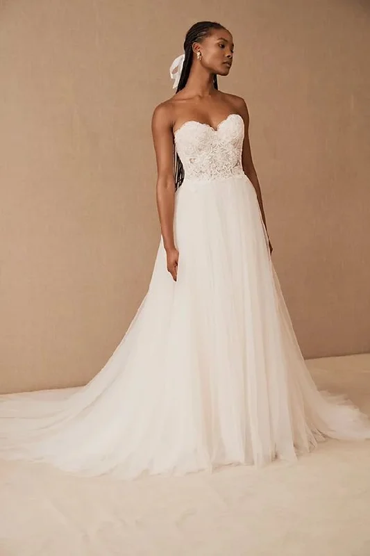 Wedding dresses with floral appliqué for a modern twist-Riki Dalal Beatrix Gown