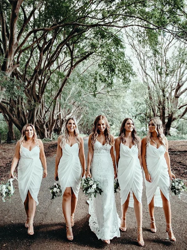 Wedding dresses with floral appliqué for a modern feel-Spaghetti Straps Mermaid Wedding Dresses Lace Bridal Dresses WD302 Wedding dresses with floral appliqué for a modern feel-Spaghetti Straps Mermaid Wedding Dresses Lace Bridal Dresses WD302