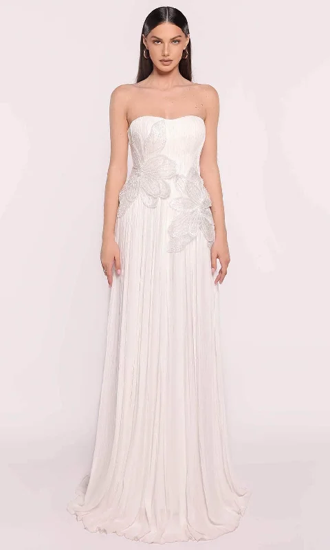 Best wedding dresses for a winter wedding-Tarik Ediz 98828 - Strapless Shirred Evening Gown Best wedding dresses for a winter wedding-Tarik Ediz 98828 - Strapless Shirred Evening Gown