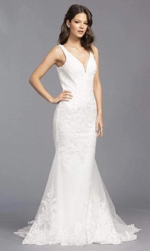 How to alter a wedding dress to fit perfectly-Trevi Collection Bridal L2143