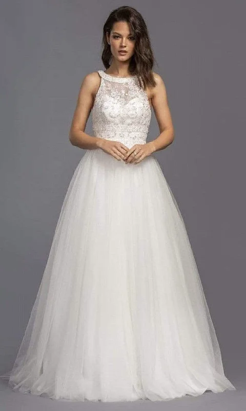 Wedding dresses with satin fabric for a smooth finish-Trevi Collection Bridal L2144