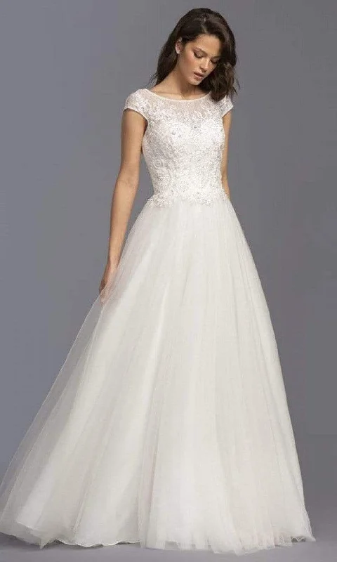Wedding dresses with sheer details for a modern twist-Trevi Collection Bridal L2249