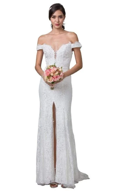 Plus-size wedding dresses for a flattering fit-Trevi Collection Bridal L2256