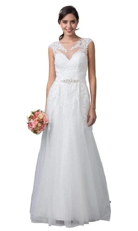 Where to rent a wedding dress for a one-time use-Trevi Collection Bridal L2353
