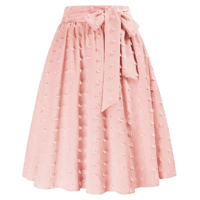Stunning wedding dresses with minimal embellishments-Seckill Offer⌛Vintage Swiss Dot Skirt Belt Decorated High Waist Swing Skirt Stunning wedding dresses with minimal embellishments-Seckill Offer⌛Vintage Swiss Dot Skirt Belt Decorated High Waist Swing Skirt