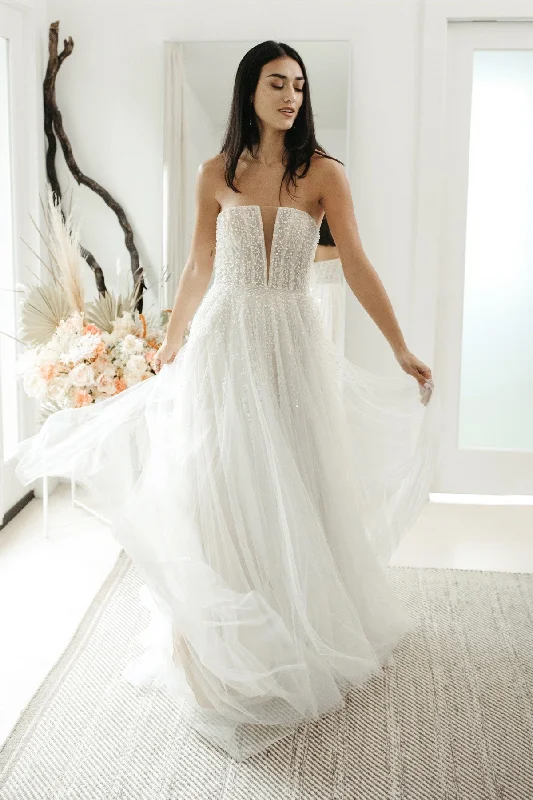 How to find affordable wedding dresses online-Willowby by Watters Aeryn Gown