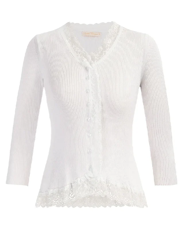 Best wedding dresses for brides on a tight budget-Seckill Offer⌛Lace Patchwork Cardigan Sweater 3/4 Sleeve V-Neck Button-up Knitwear Best wedding dresses for brides on a tight budget-Seckill Offer⌛Lace Patchwork Cardigan Sweater 3/4 Sleeve V-Neck Button-up Knitwear