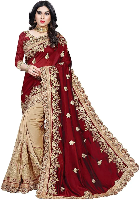 Where to find the best wedding dresses in your area-Women's Plain Weave Silk Embroidery Work Saree With Blouse Piece Indian Sari Traditional Saree Wedding Dress Handmade Famous Actress Style Party Wear Free Size Ethenic Wear Clothes For Women Where to find the best wedding dresses in your area-Women's Plain Weave Silk Embroidery Work Saree With Blouse Piece Indian Sari Traditional Saree Wedding Dress Handmade Famous Actress Style Party Wear Free Size Ethenic Wear Clothes For Women